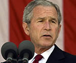 انتخابات آمریکا:‌ جورج بوش به نفع برادرش مبارزه می کند